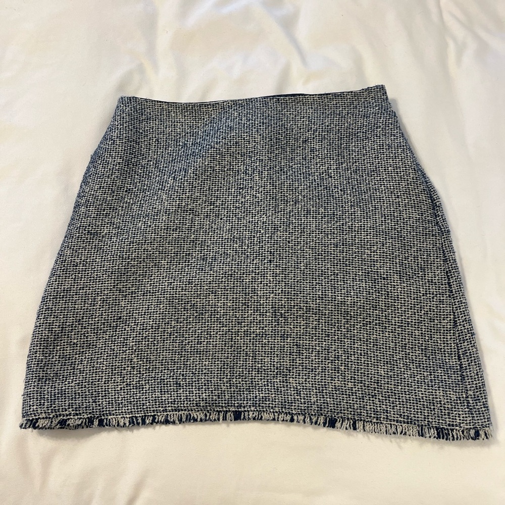 Blue Tweed Banana Republic suit skirt